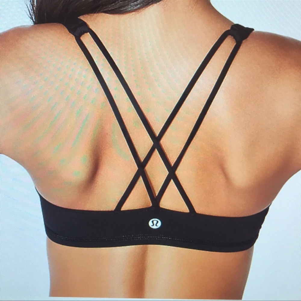 Lululemon free to be bra navy blue size 8